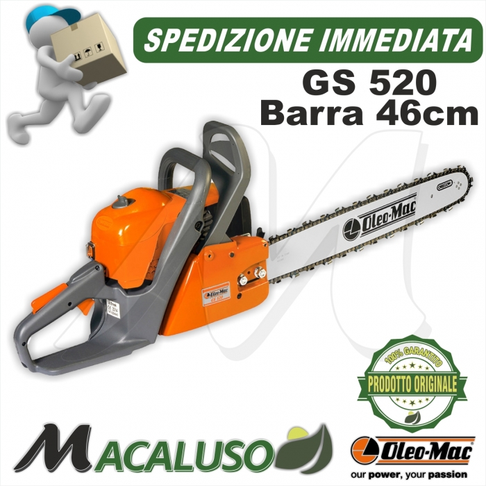 Motosega Oleo Mac GS520 barra cm 46 oleomac gs 520 OLEO-MAC EFCO