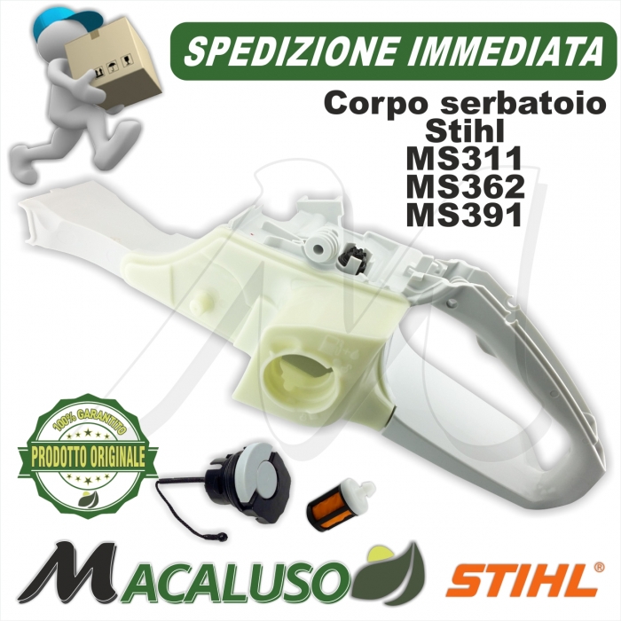 Carcassa serbatoio carburante completa motosega Stihl MS311 MS362 MS391 11403500825 carter