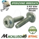 2 pz vite a stella IS D 5 x 20 Stihl perno per plastica torx 00009511100