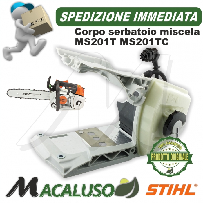 Carcassa serbatoio carburante completa motosega Stihl MS201T MS201TC 11453500811 carter