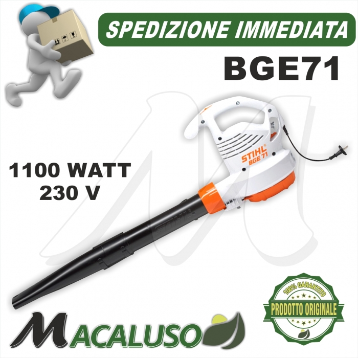 Soffiatore elettrico Stihl BGE71 motore 220v 48110111528
