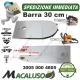 Barra Stihl 12" Cm.30 per motosega MS170 MS192T passo 3/8P da mm.1,3 maglie 44 art.30050004805 spranga