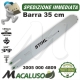 Barra Stihl 14" Cm 35 motosega MS200T passo 3/8P mm. 1,3 maglie 50 spranga 30050004809