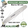 Barra Stihl 20" Cm.50 motosega MS361 MS441 passo 3/8" mm. 1,6 maglie 72 spanga 30030005221