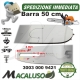 Barra Stihl 20" Cm.50 per motosega MS290 passo 3/8" da mm.1,6 maglie 72 art.30030009421 spranga