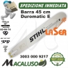 Barra Stihl 18" Cm. 45 motosega MS240 MS260 passo 325" mm. 1,6 maglie 74 spranga 30030009217