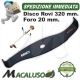 Coltello trituratore Stihl ricurvo 2 denti per rovi