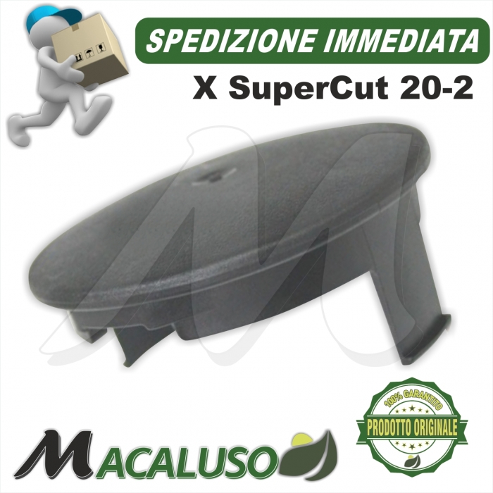 Coperchio inferiore plastica Stihl testina SuperCut 20-2 portafilo nylon 40027139715