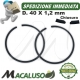 Kit 2 fascia elastica motosega MS210 MS230 decespugliatore FS250 Stihl d.40 x 1,2 segmento 11230343005