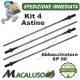 kit 4 aste in carbonio per abbacchiatore Stihl SP10 SP90 art.42490071003