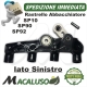 Rastrello sinistro squotitore Stihl SP10 SP90 SP92 completo di maglia e spinotto 42497407202