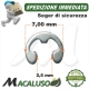 Rondella seeger 7 x 2,5 mm carburatore motosega decespugliatore tagliasiepe abbacchiatore Stihl