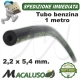 Tubo benzina 2,2 x 5,4 mm da 1 metro motosega decespugliatore soffiatore Sthil 00009302802