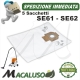 Kit 5 sacchetti per aspirapolvere Stihl SE61 - 61E