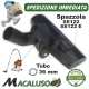 Spazzola universale aspirapolvere Stihl SE61 SE62 SE122 attacco rotondo d. 36 x 270 mm 49015002503