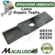 Lama doppio taglio biotrituratore Viking GE210 GE220 GE230 coltello reversibile cippatore Stihl 60057020110