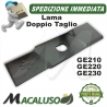 Lama doppio taglio biotrituratore Viking GE210 GE220 GE230 coltello reversibile cippatore Stihl 60057020110