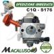 Carburatore C1Q - S176 decespugliatore Stihl FS310 KM130 BT130 41801200613