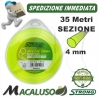 Filo nylon decespugliatore Strong Tondo mm. 4 x 35 metri PROFESSIONALE