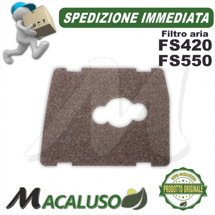Filtro aria decespugliatore Stihl FS360 FS420 FS550 depuratore pannello 41161410300