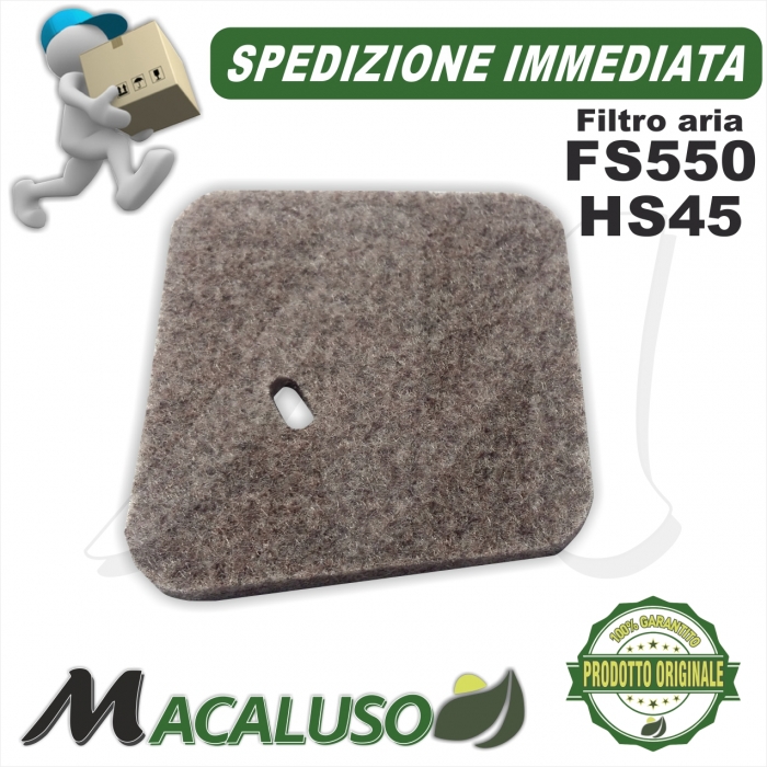 Filtro aria per decespugliatori Stihl FS55 Tagliasiepi HS45 41401242800