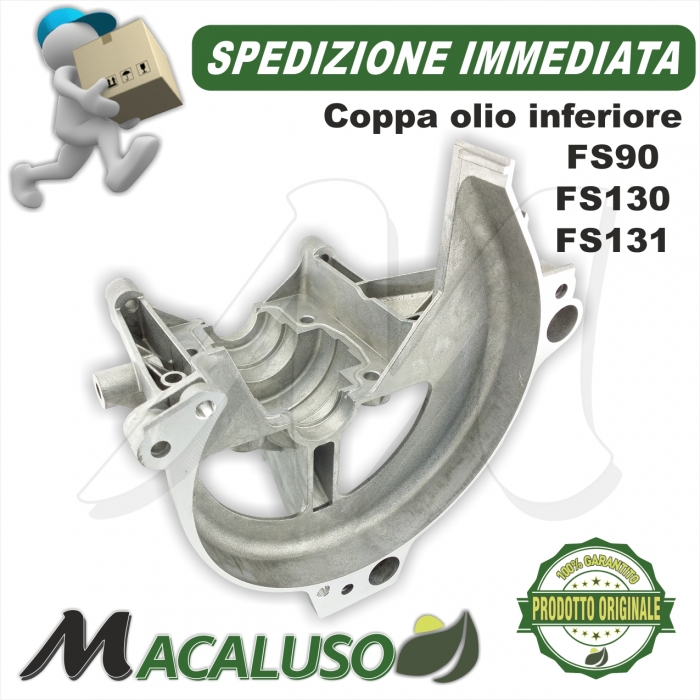 Carter coppa olio inferiore albero motore decespugliatore Stihl FS130R FS131R FS87 carter biella 41800212500