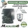 Cilindro pistone Stihl decespugliatore FS38 FS55R tagliasiepe HS45 d. 34 gruppo termico 41400201204