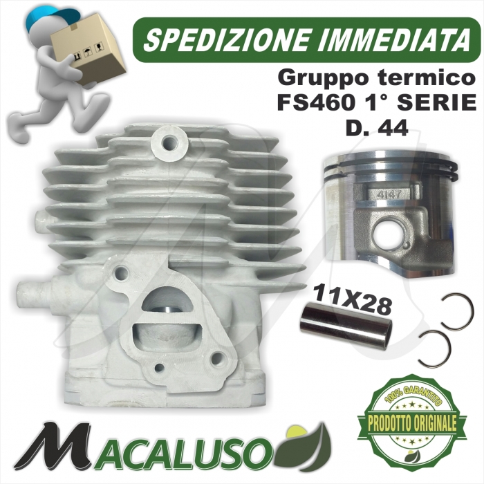 Cilindro pistone decespugliatore Stihl FS460C EM FR460C EM d. 44 gruppo termico PRIMA SERIE 41470201205