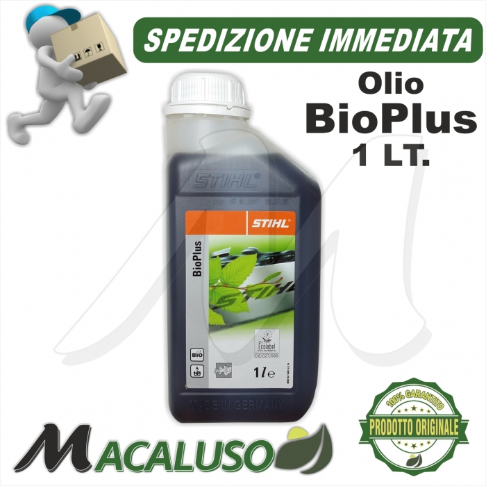 Olio catena Stihl BioPlus 1 litri ecologico 07815163001 motosega bio plus