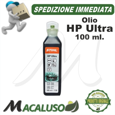 Olio miscela Stihl HP Ultra da 100 ml sintetico antigrippaggio 07813198060