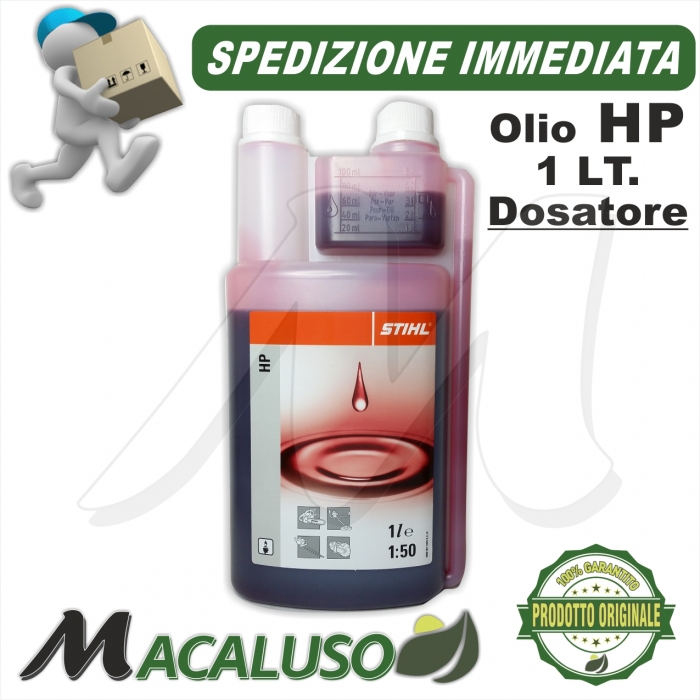 Olio miscela Stihl HP dosatore litro art.07813198411 Motoseghe e Decespugliatori