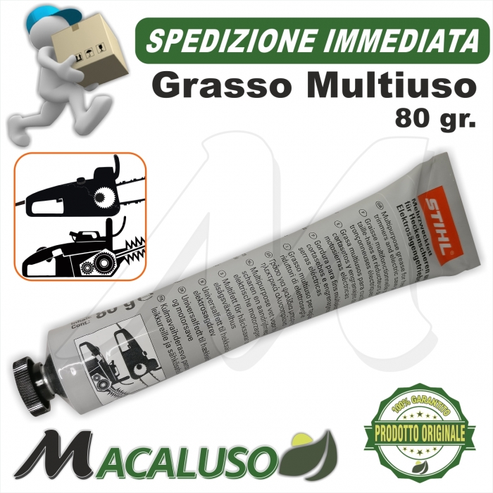 Grasso multiuso ingranaggi elettrosega tagliasiepe Stihl Multilub 80g 07811201109