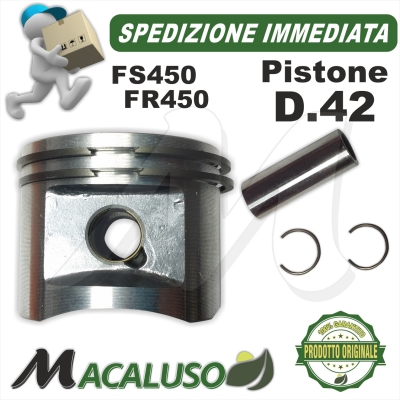 Pistone decespugliatore FS450 FR450 SP450 Stihl d.42 41280302005