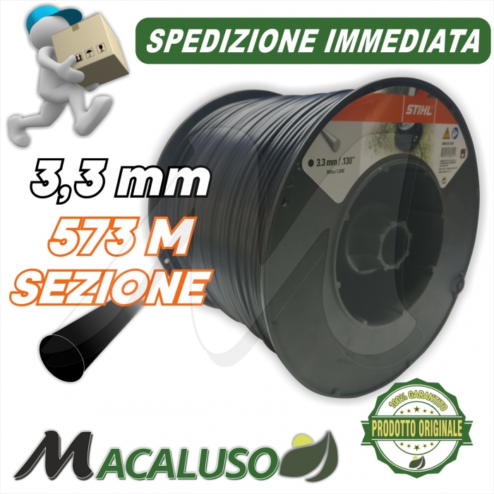 Filo Stihl Tondo da mm.3,3 x 591 metri