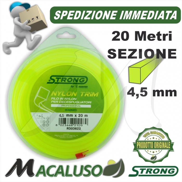 Filo Strong Quadro da mm.4,5 x 20 metri