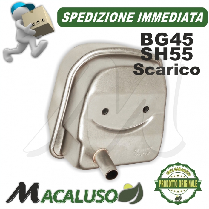Marmitta per decespugliatore soffiatore e aspiratore Stihl BG45 (vedi migliori dettagli)