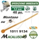 Filo lamella monosega testina Flash Cutter Qfc10 3,5 pezzi 40 decespugliatore lama nylon ricambio 10119134