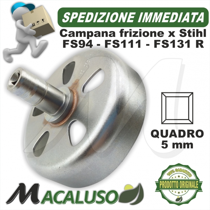 Campana frizione decespugliatore Stihl FS89 FS94 FS131R scuotitore SP92 41491602902