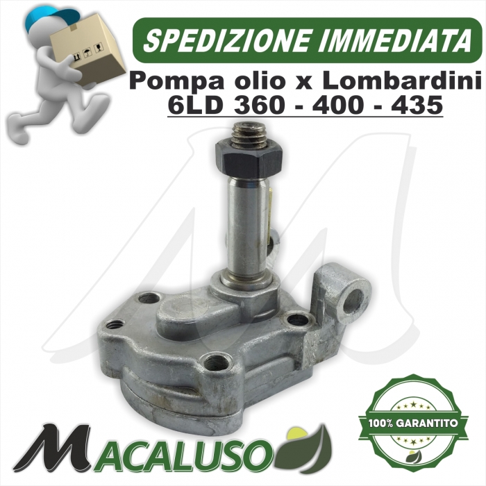 Pompa olio ad. motore lombardini 6LD 360 400 435 520 530 lda 6ld360 6ld400 6ld435