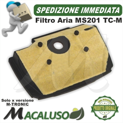 Filtro aria a velo motosega Stihl MS201TC-M MS 201TC m-tronic depuratore 11451404404