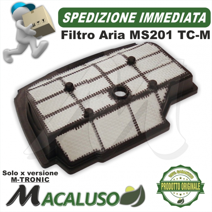 Filtro aria a rete motosega Stihl MS201TC-M MS 201TC m-tronic depuratore 11451404406