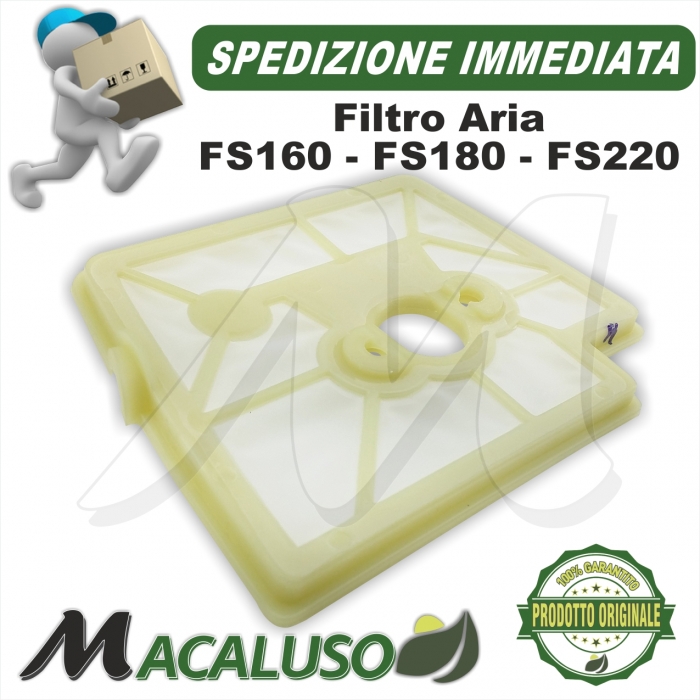 Filtro aria rete decespugliatore Stihl FS160 FS180 FS220 depuratore 41191201600