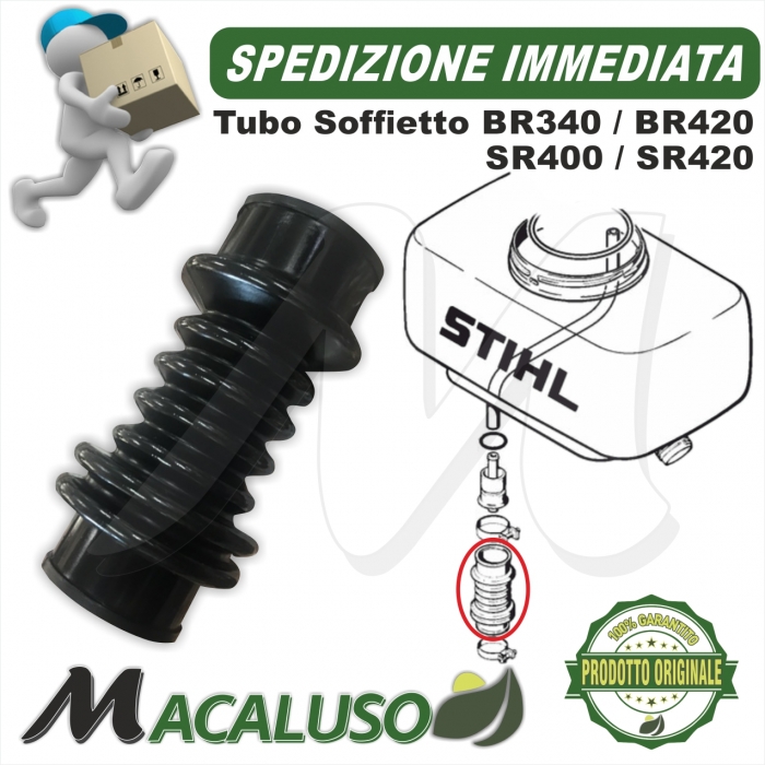 Tubo soffietto serbatoio liquidi atomizzatore Stihl SR320 SR340 SR400 SR420 42037016200