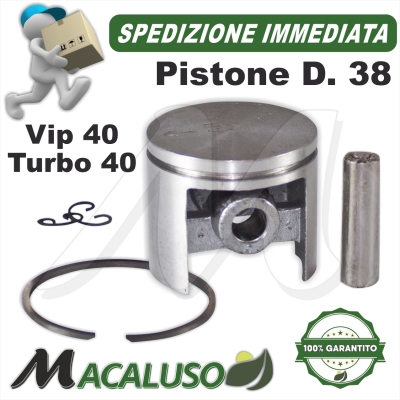 Pistone adattabile decespugliatore Alpina Vip40 Castor Turbo40 d 38 gruppo termico