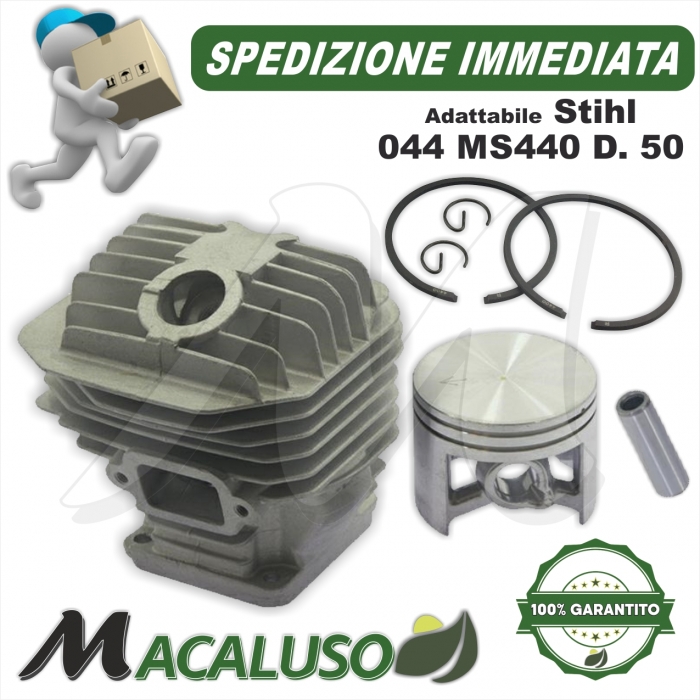 Cilindro pistone adattabile motosega Stihl 044 MS440 d 50 gruppo termico