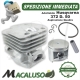 Cilindro pistone adattabile motosega Husqvarna 372 d 50 aspirazione quadrata gruppo termico