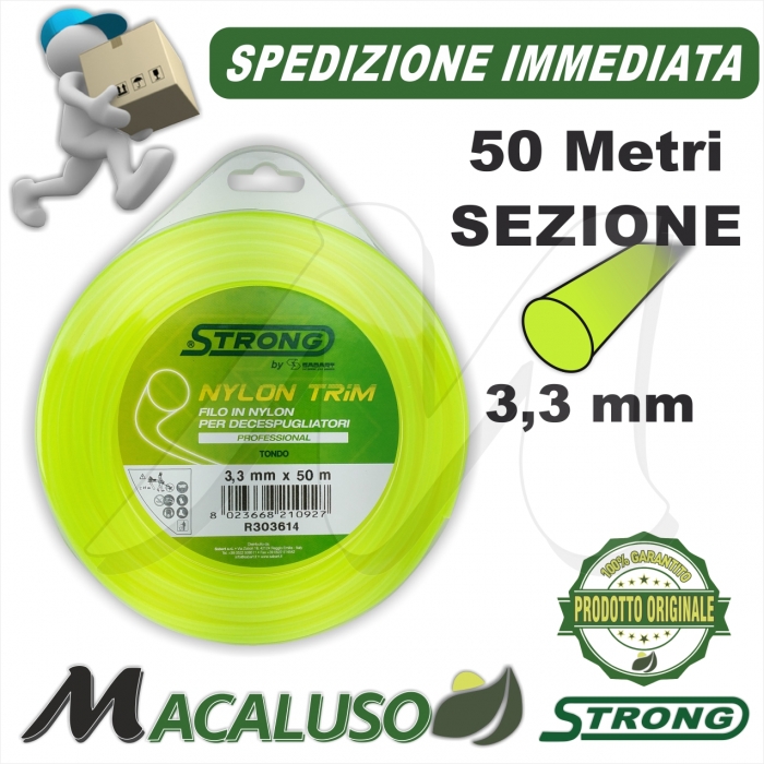 Filo Strong Tondo da mm.3,3 x 50 metri