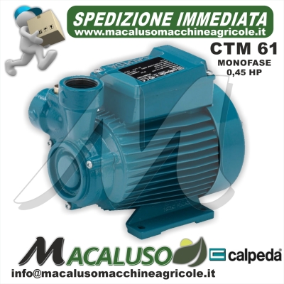 Pompa periferica Calpeda 220 volt 0.33 KW monoblocco CTM61
