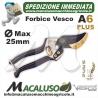 Forbice A6 Plus Vesco battente curvo potatura vigneto frutta pota rasante forbici Italia