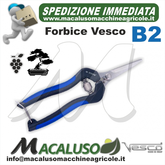 Forbice B2 Vesco cogliuva bonsai vigna vigneto potatura frutteto forbici